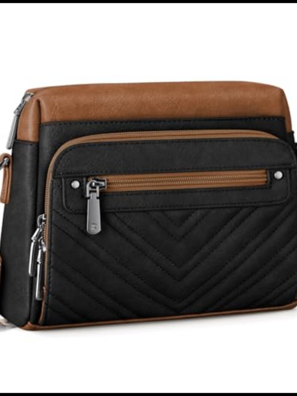 PU Leather Crossbody Bag Wallet Purse Adjustable Strap